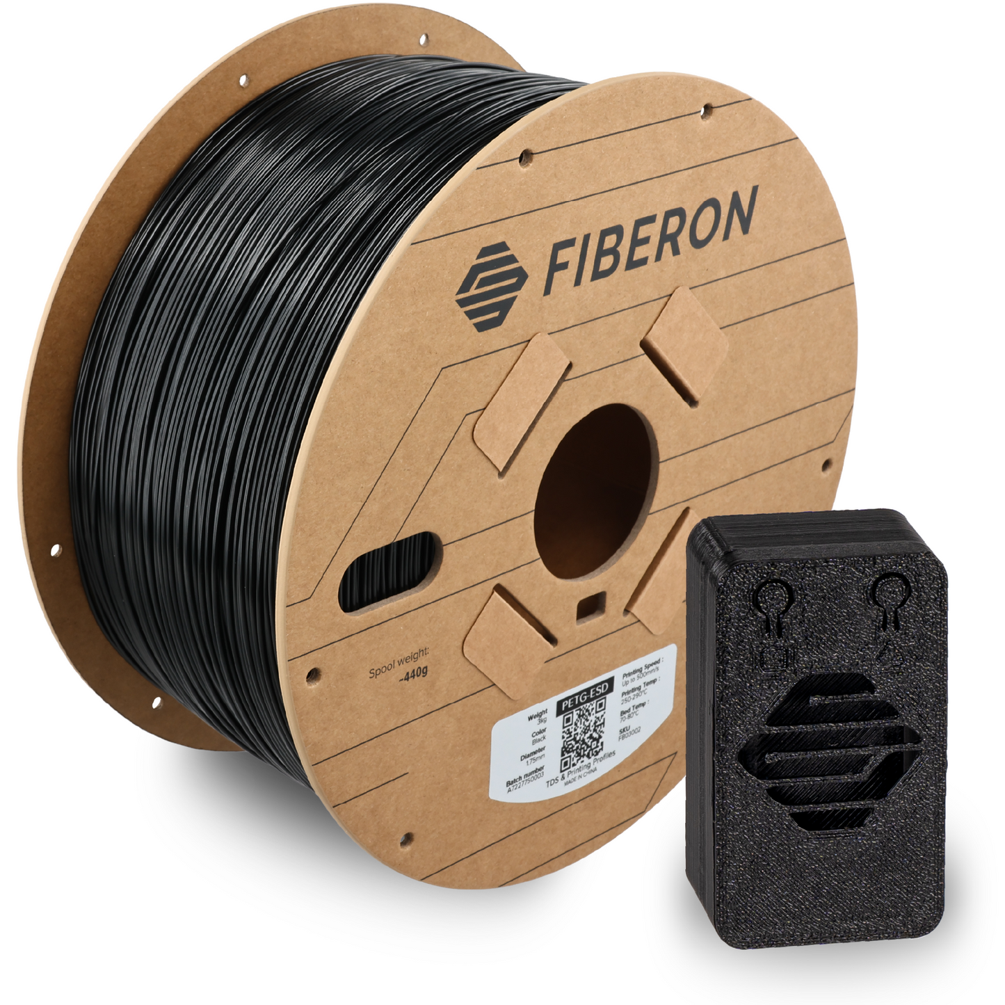 Polymaker Fiberon PETG-ESD Filament 0,5kg 1,75 mm