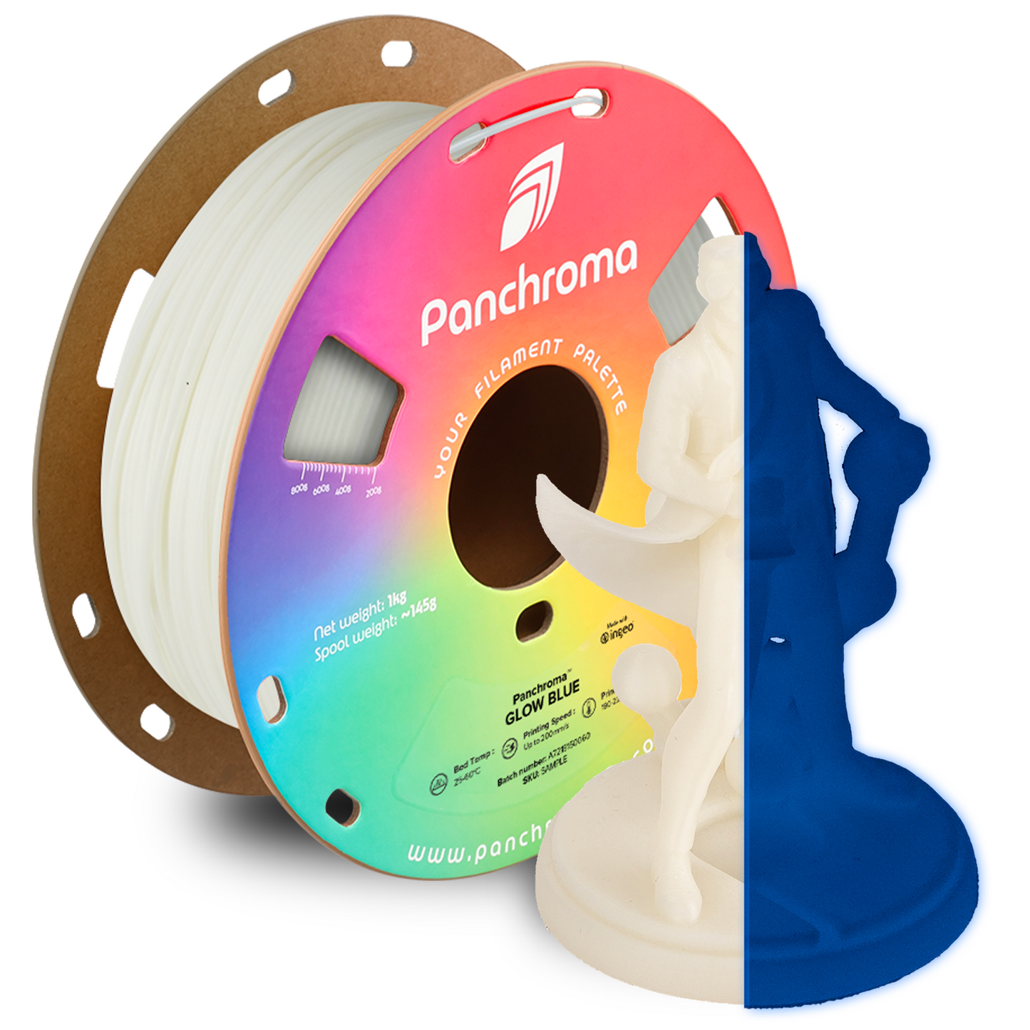 Polymaker Panchroma Glow PLA Filament 1kg 1,75 mm