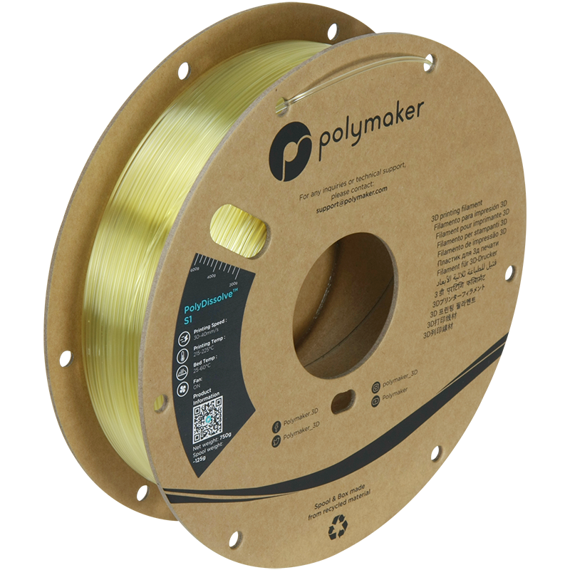 Polymaker PolyDissolve S1 0,75kg 1,75 mm PVA Filament