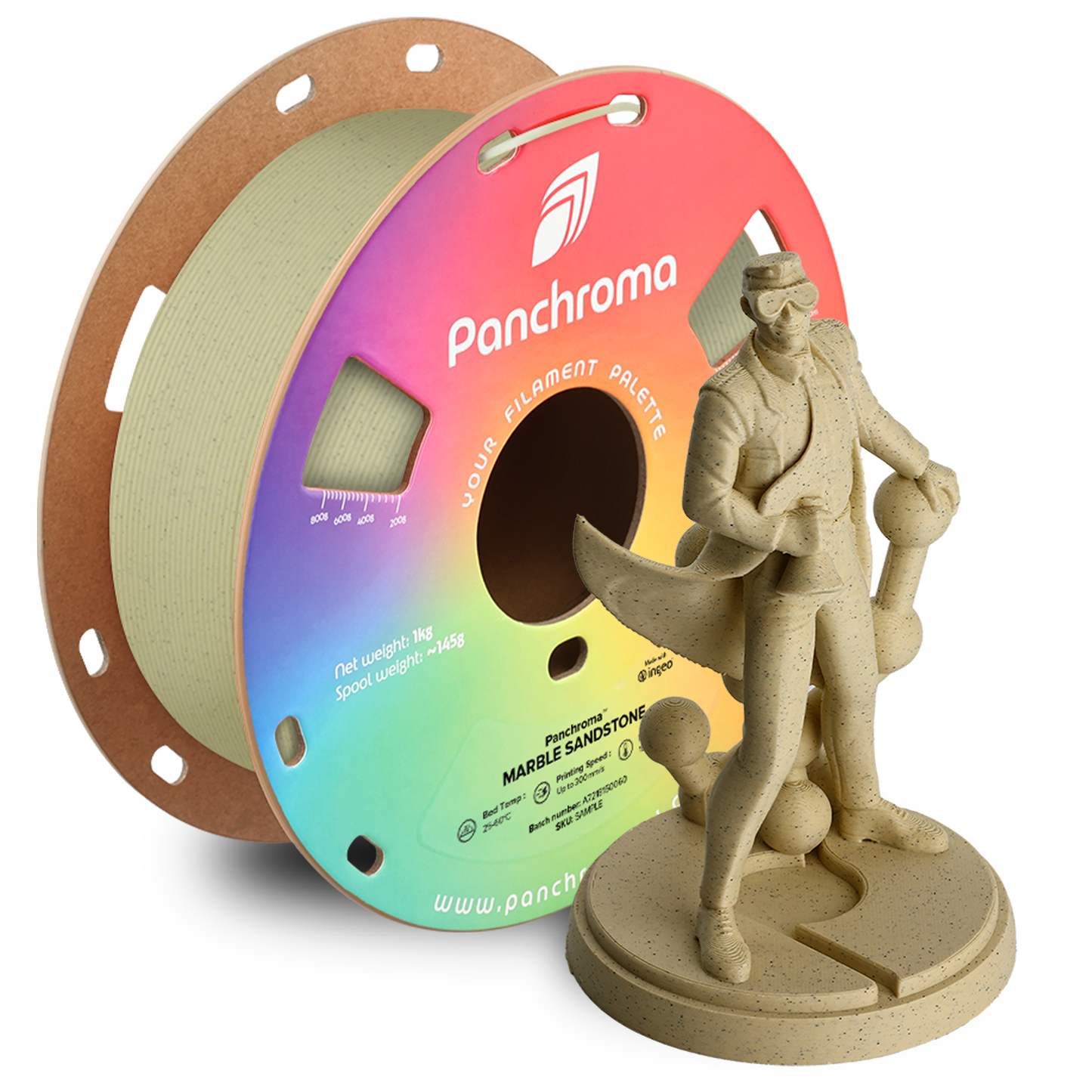 Polymaker Panchroma Marble PLA Filament 1kg 1,75 mm