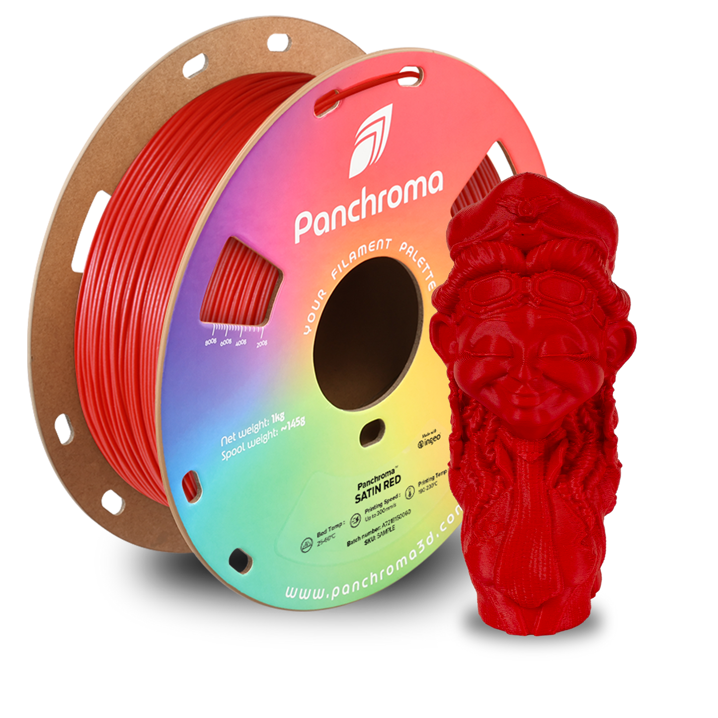 Polymaker Panchroma Satin PLA Filament 1kg 1,75 mm