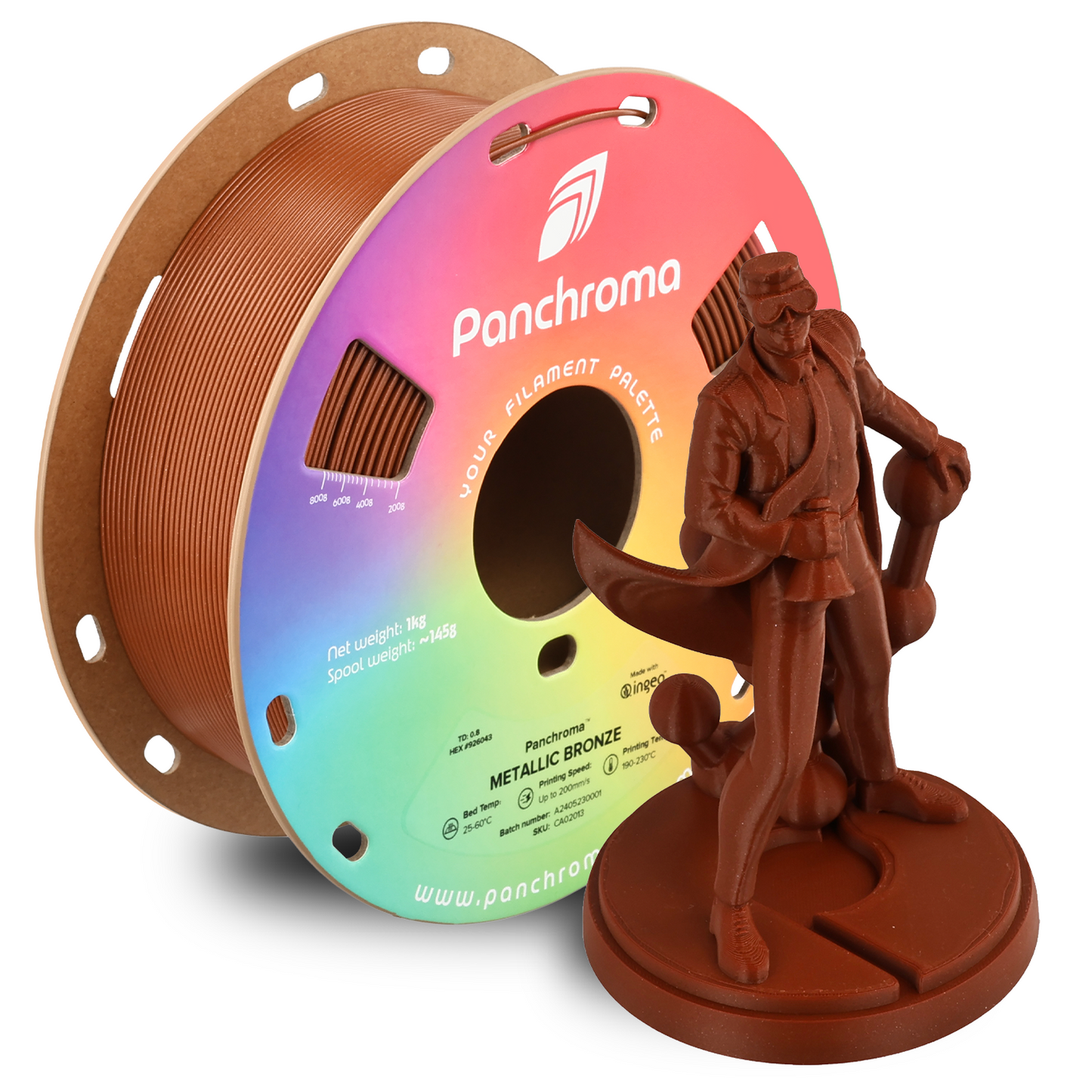 Polymaker Panchroma Metallic PLA Filament 1kg 1,75 mm