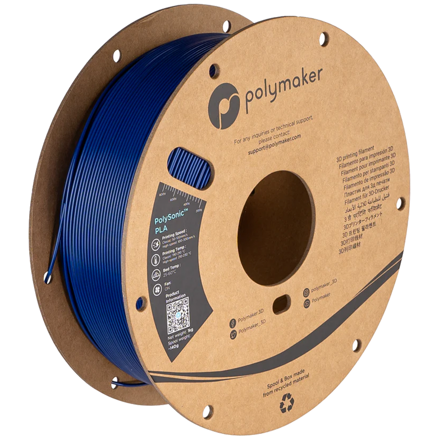 Polymaker Polysonic PLA Filament 1kg 1,75 mm