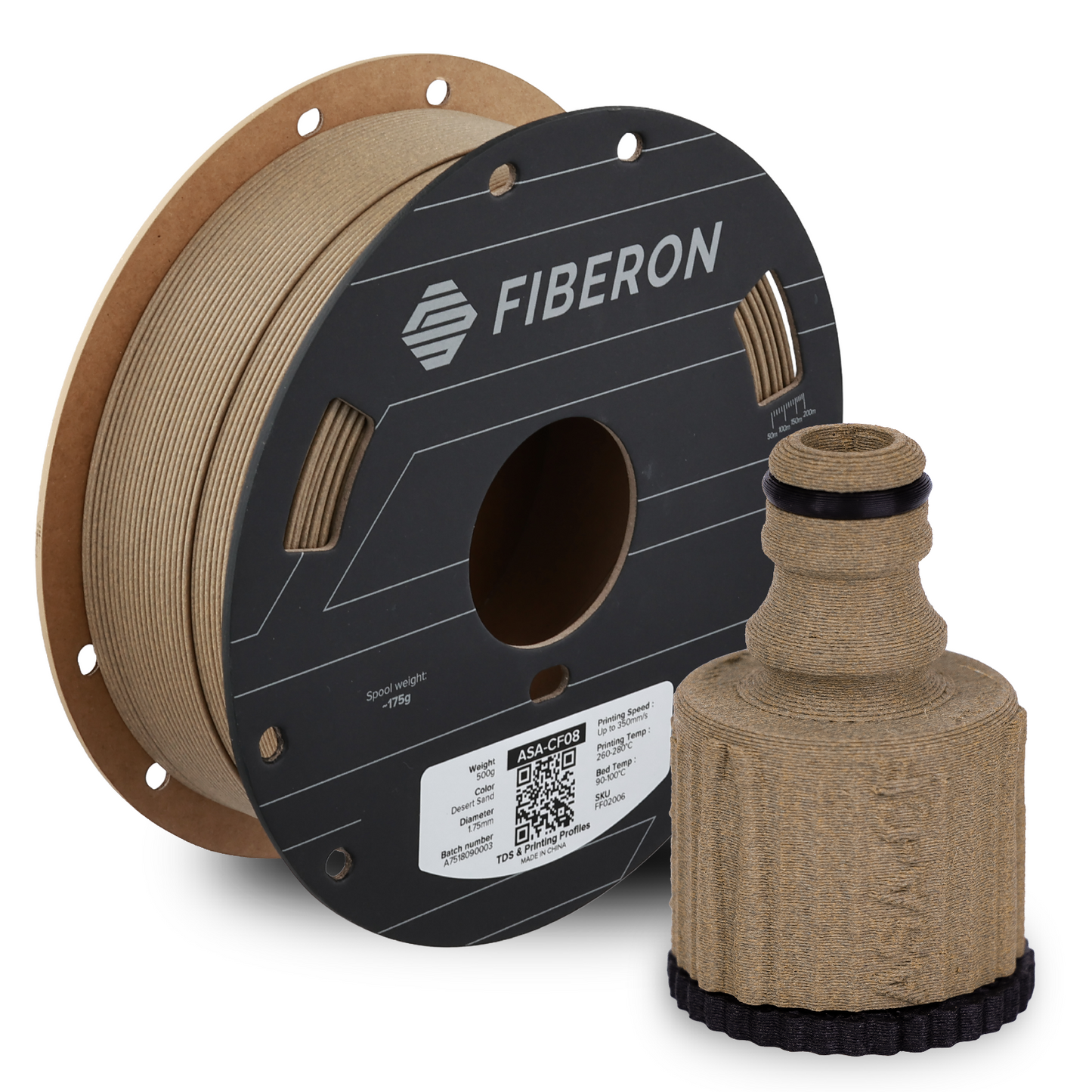 Polymaker Fiberon ASA-CF08 Filament 0,5kg 1,75 mm