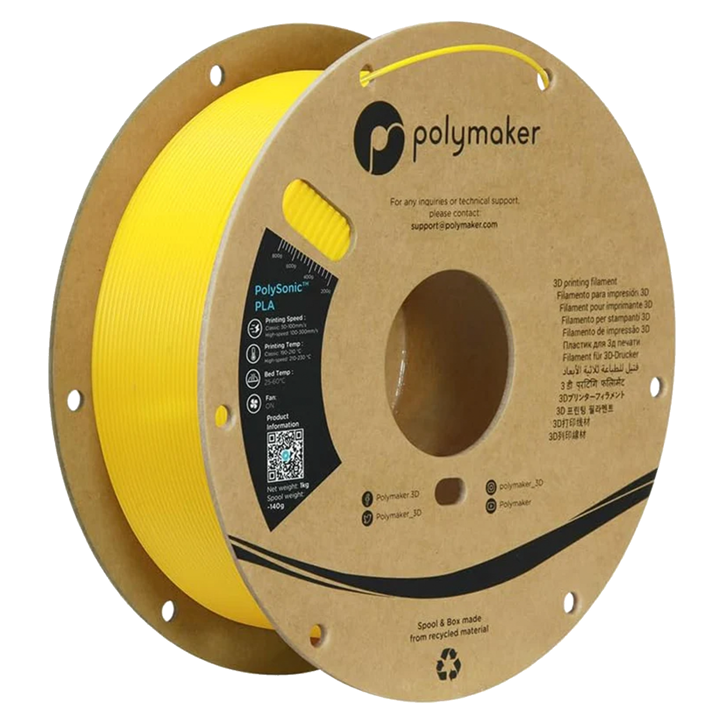 Polymaker Polysonic PLA Filament 1kg 1,75 mm