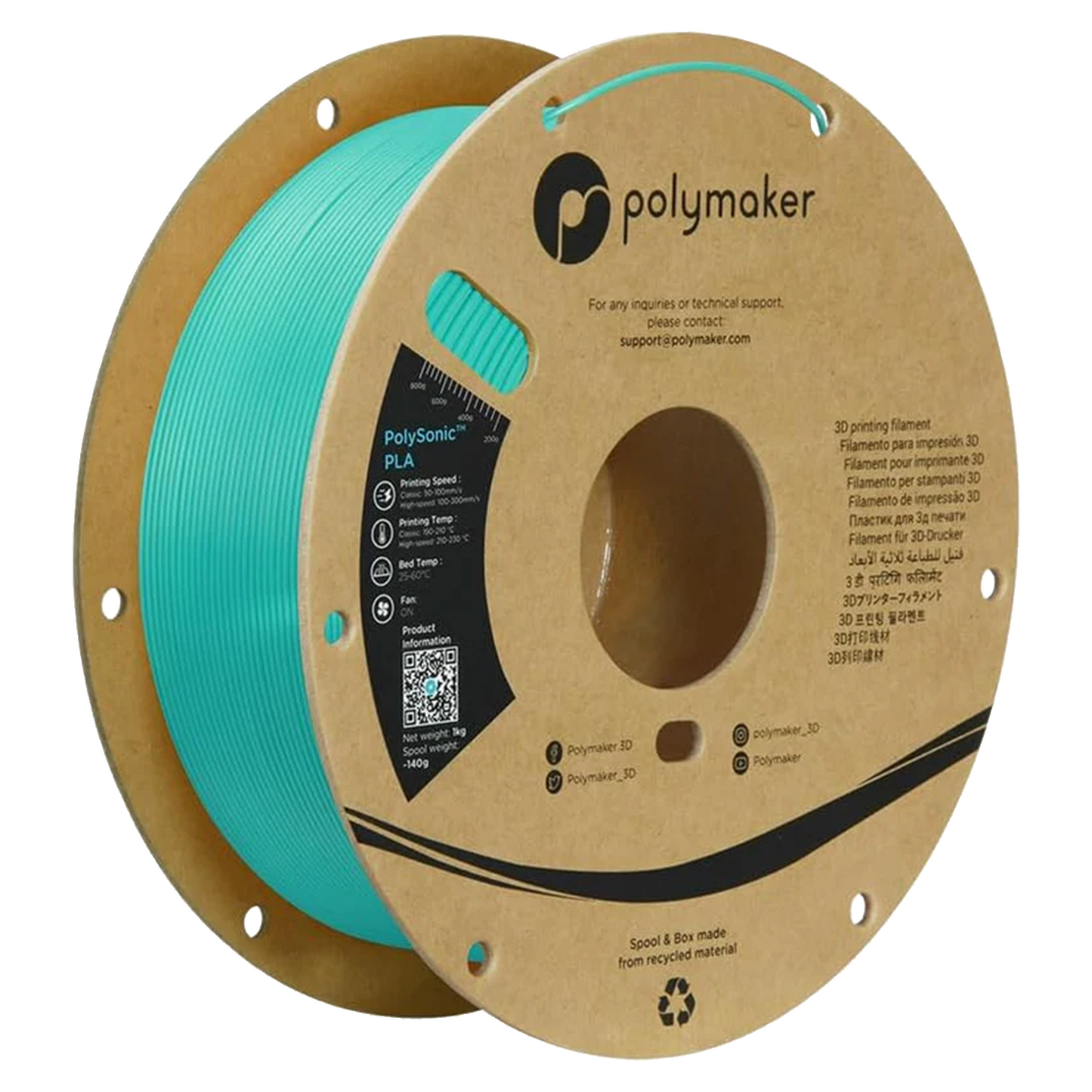 Polymaker Polysonic PLA Filament 1kg 1,75 mm