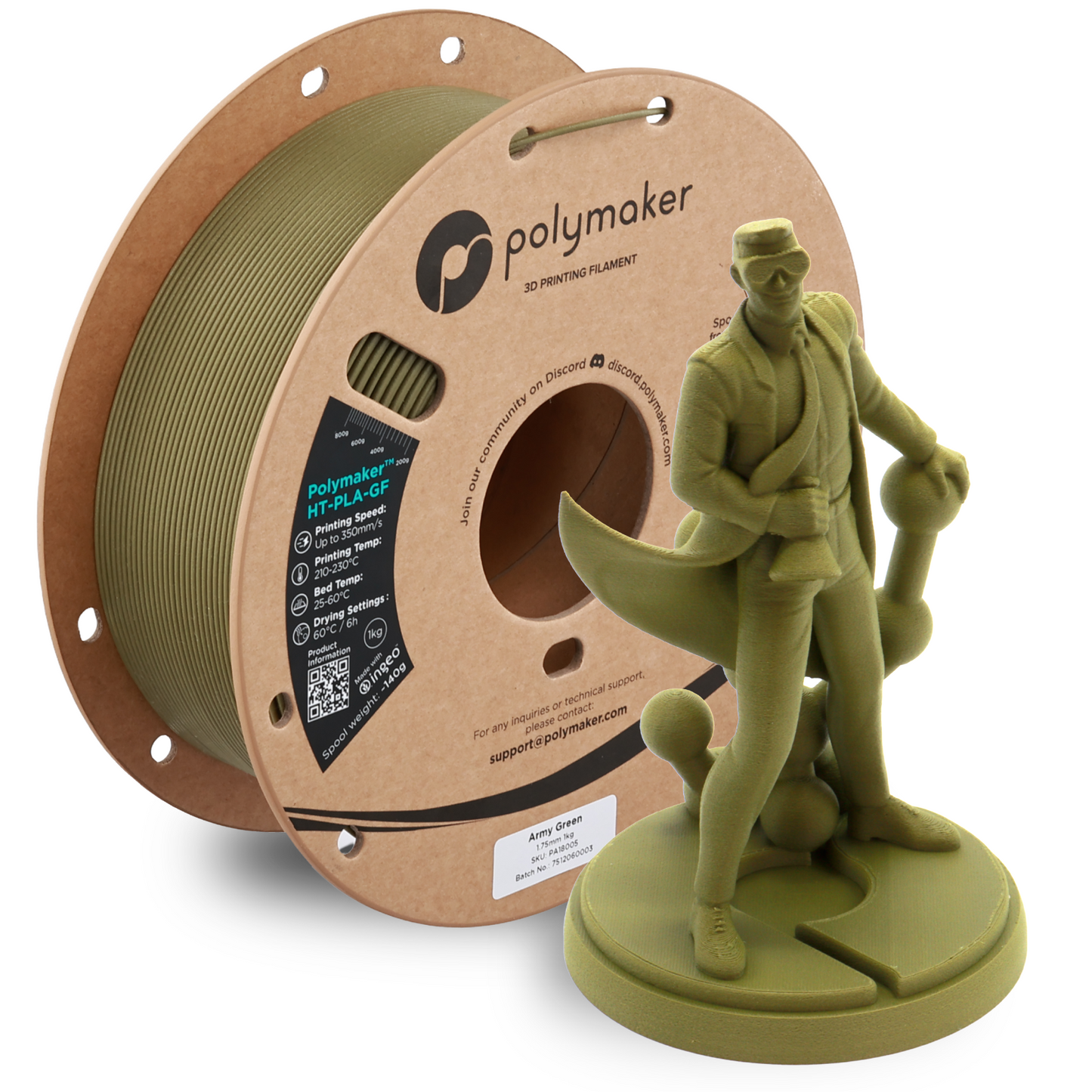 Polymaker HT-PLA-GF Filament 1kg 1,75 mm