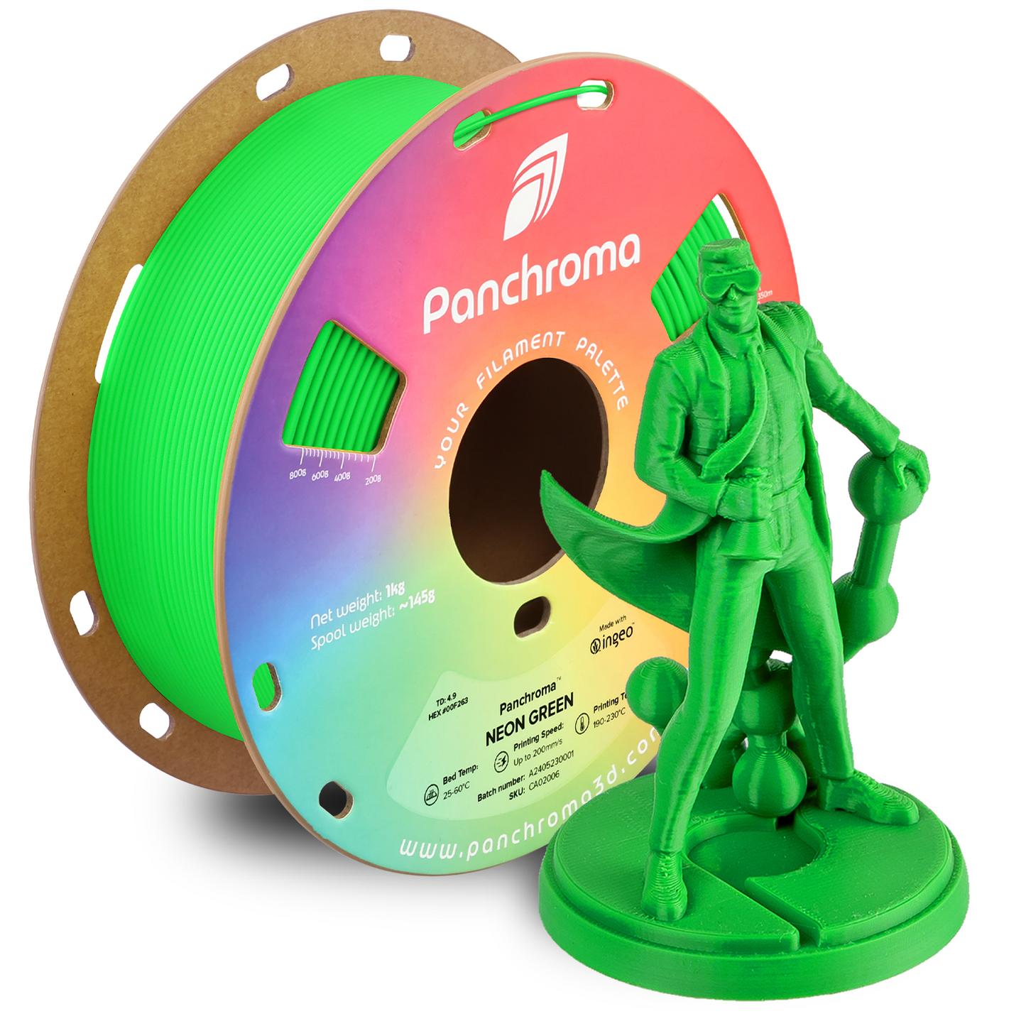 Polymaker Panchroma Neon PLA Filament 1kg 1,75 mm