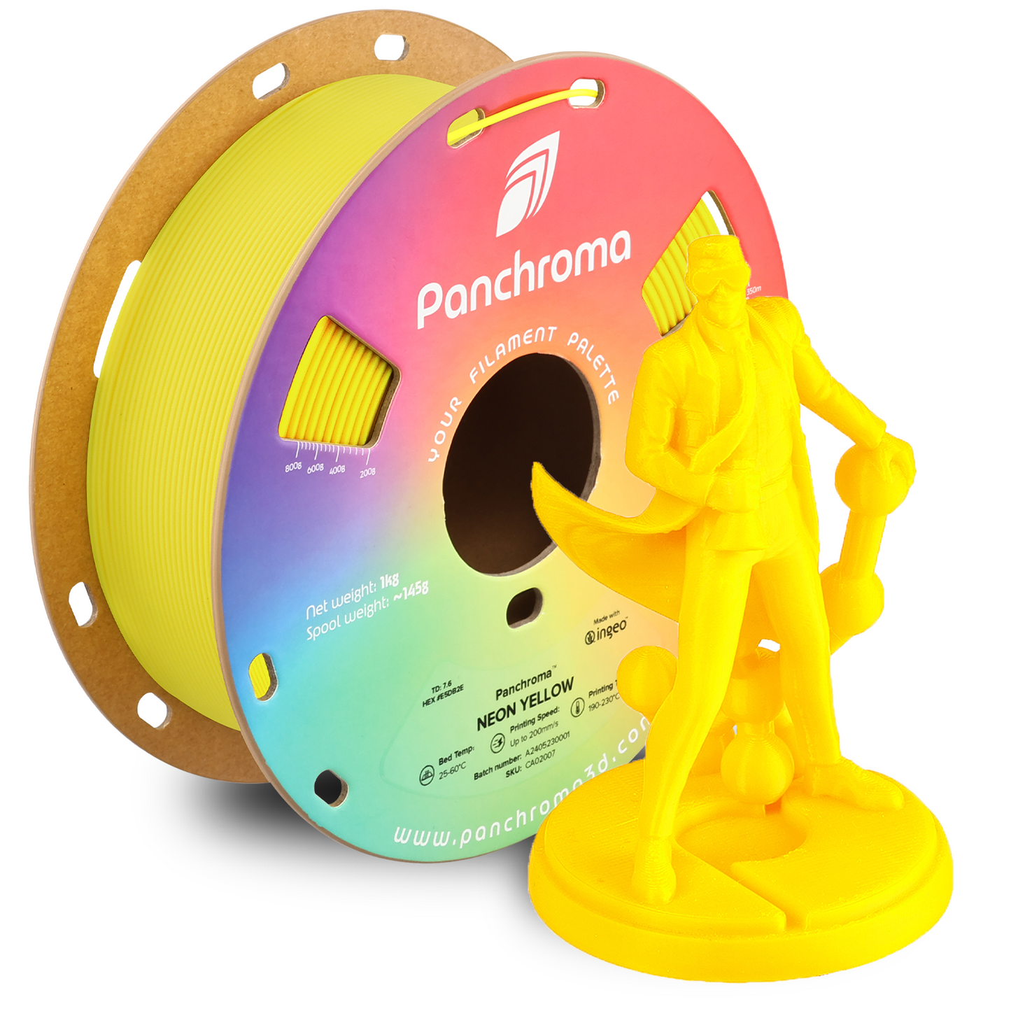 Polymaker Panchroma Neon PLA Filament 1kg 1,75 mm
