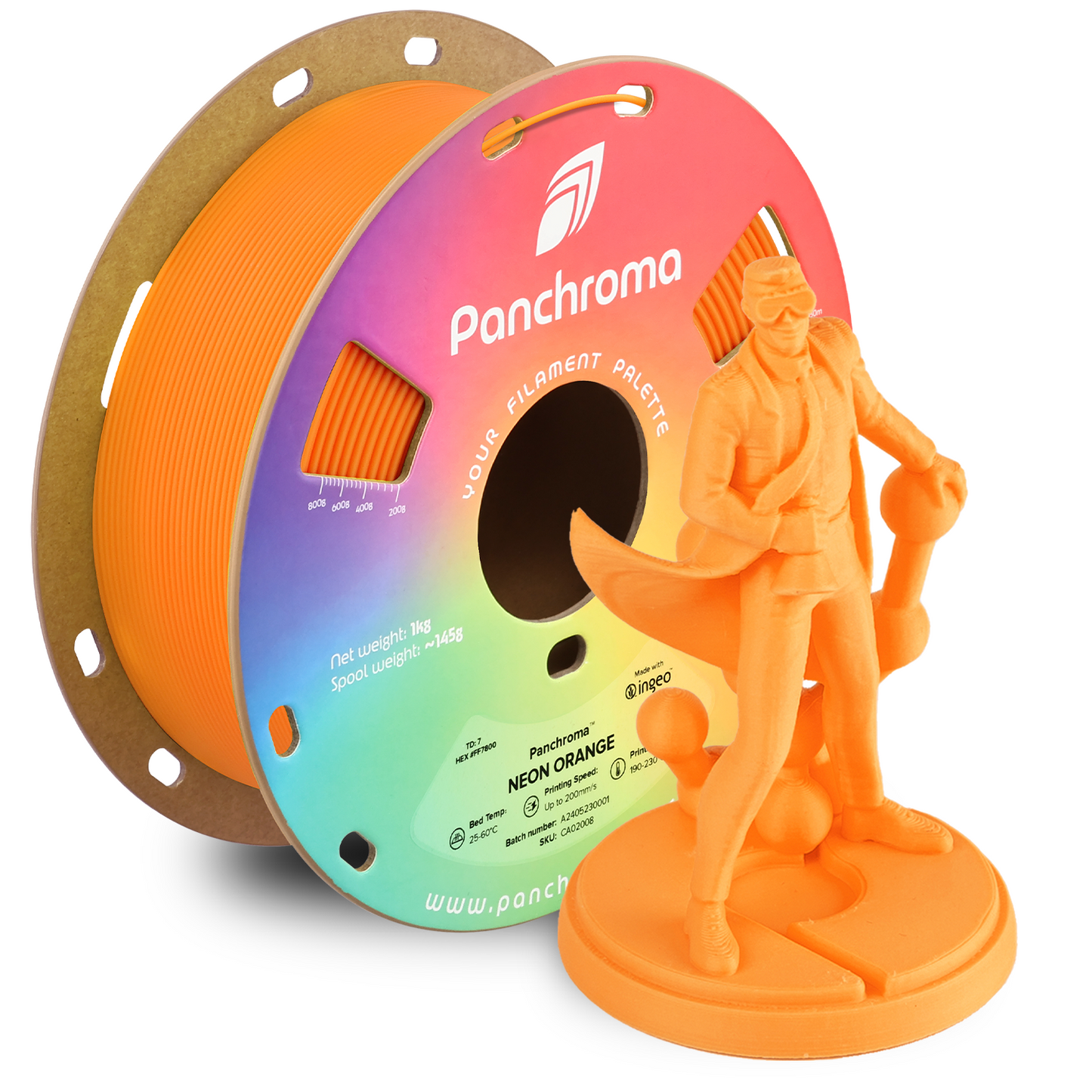 Polymaker Panchroma Neon PLA Filament 1kg 1,75 mm