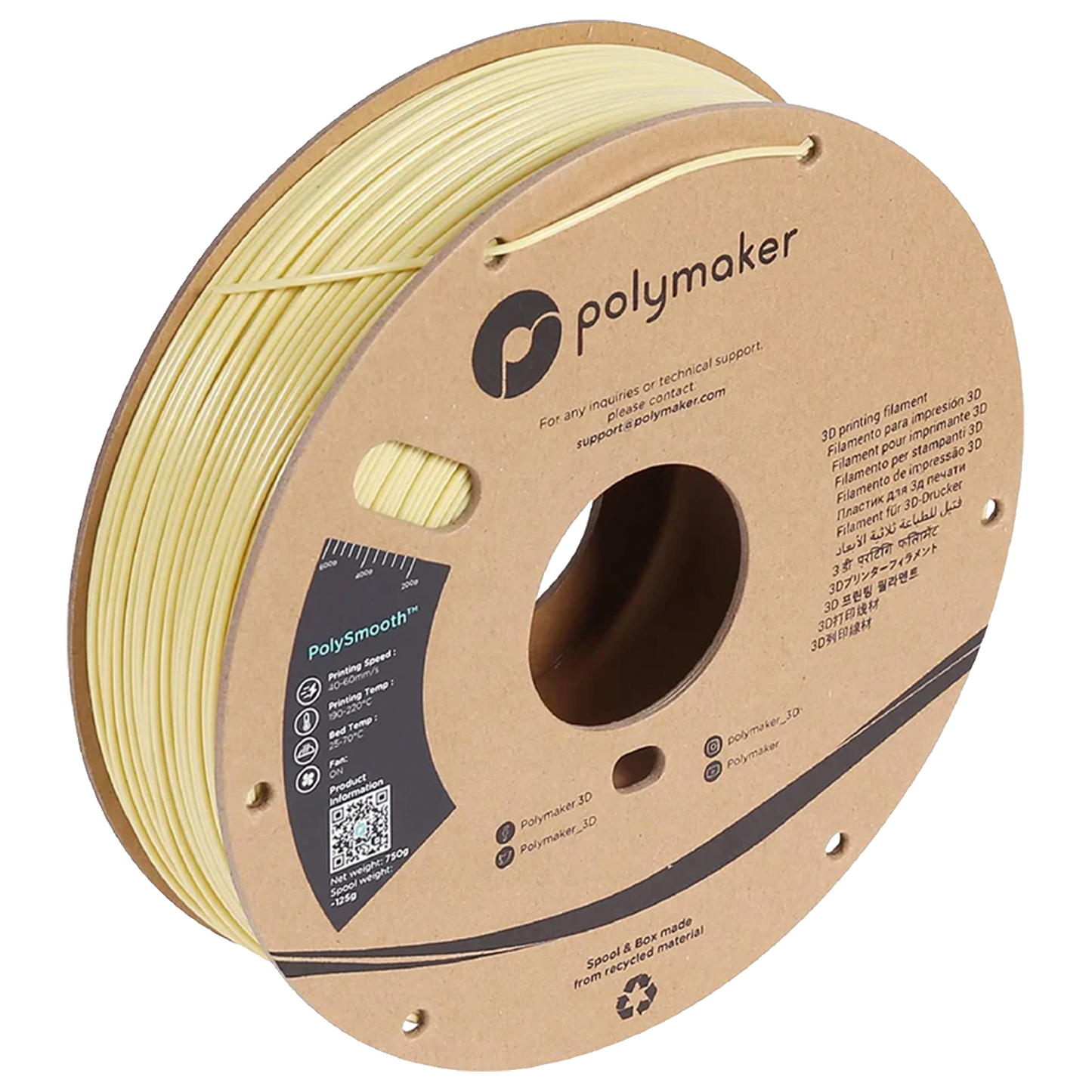 Polymaker PolySmooth PVB 0,75kg 1,75 mm
