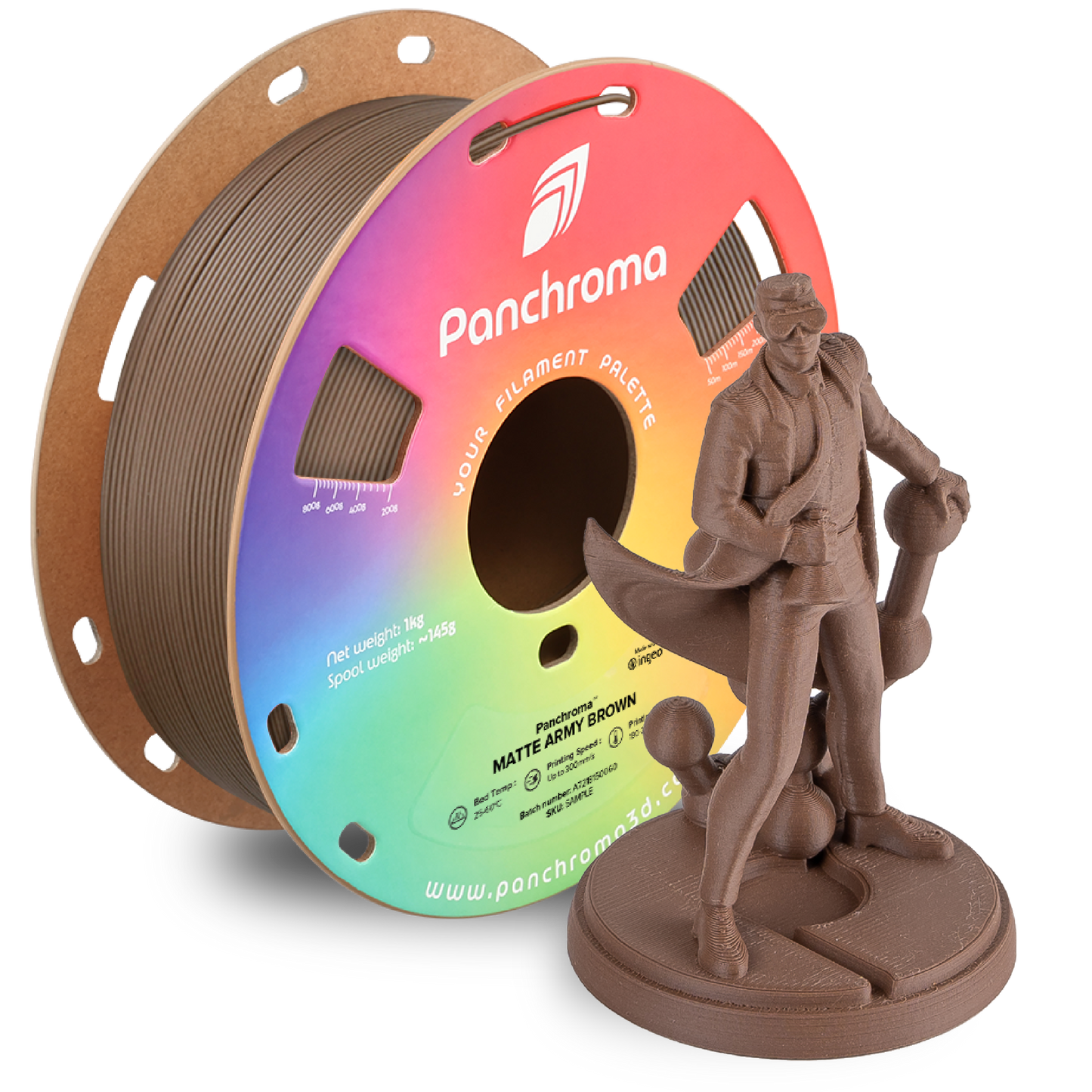 Polymaker Panchroma Matte PLA Filament 1kg 1,75 mm
