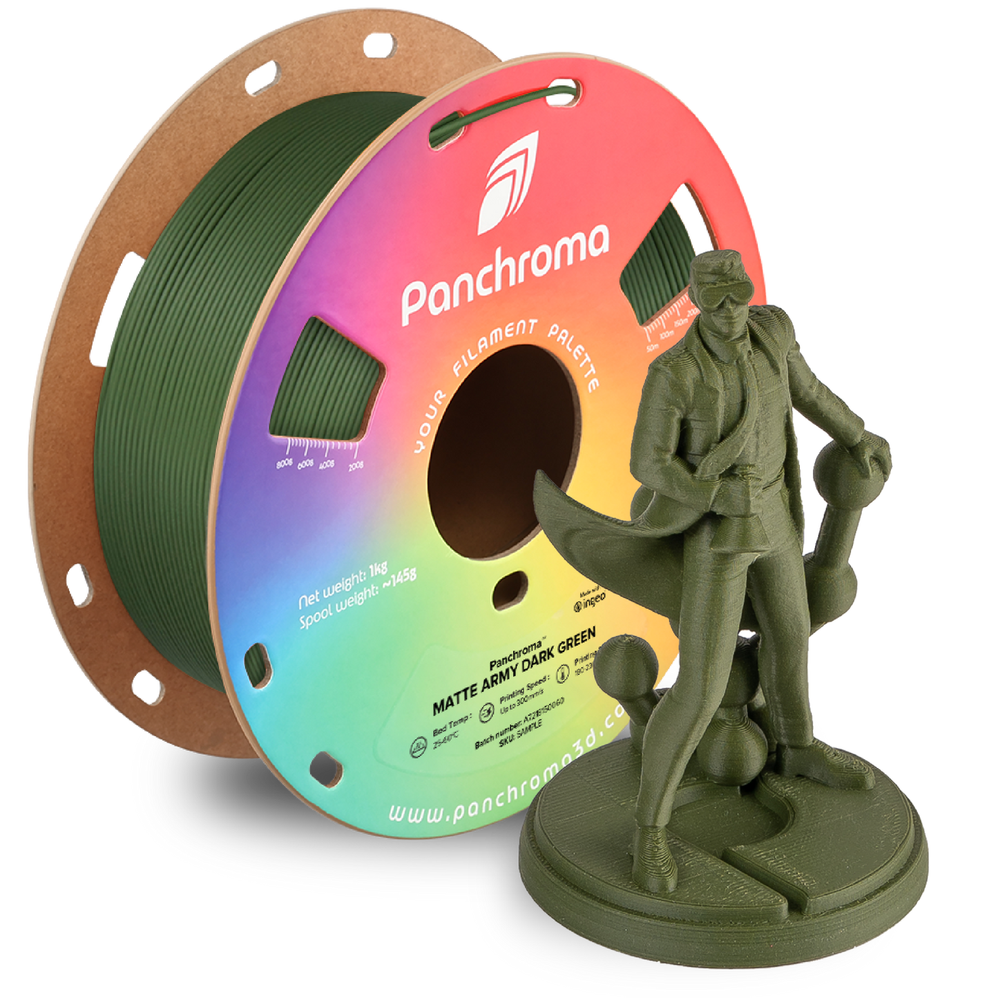 Polymaker Panchroma Matte PLA Filament 1kg 1,75 mm