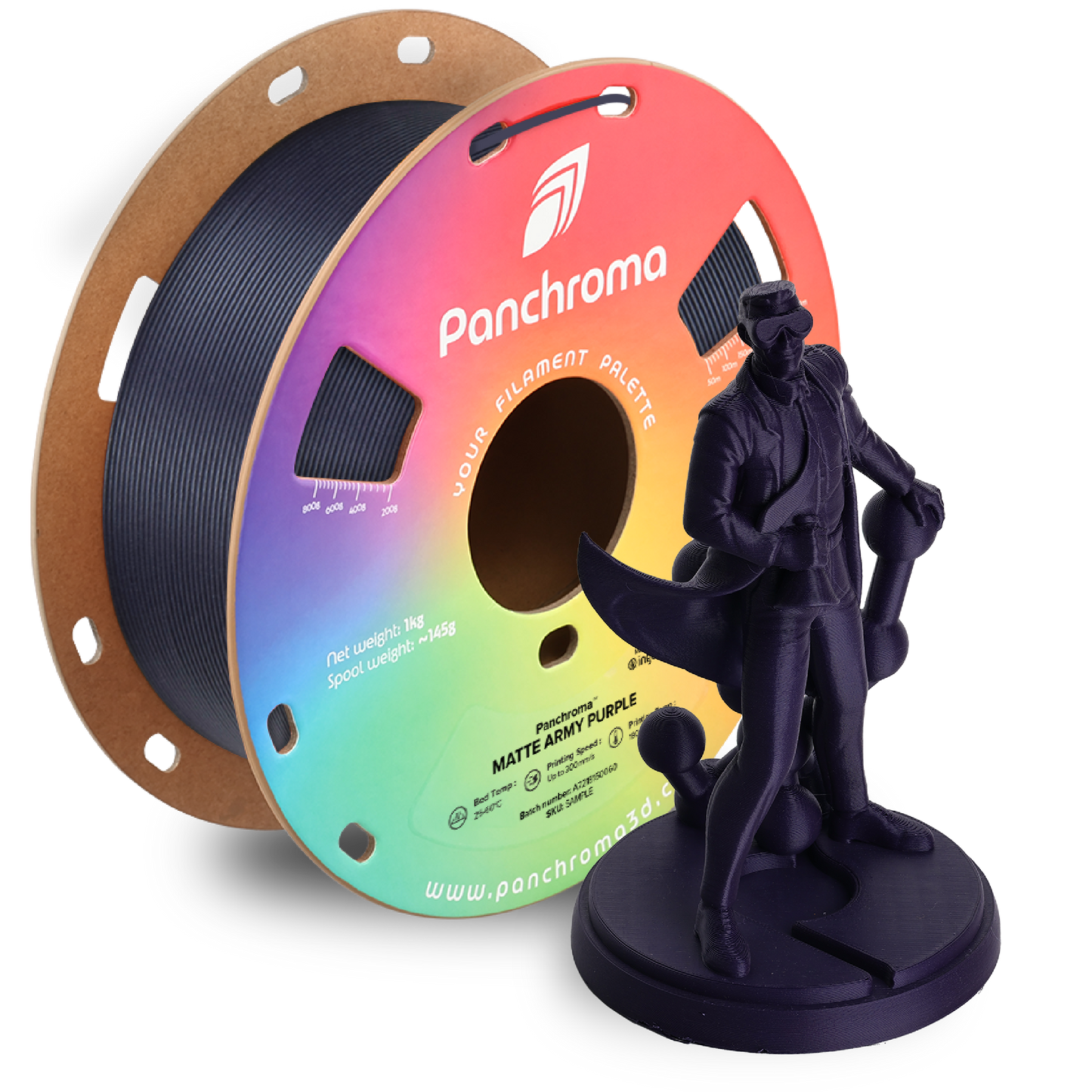 Polymaker Panchroma Matte PLA Filament 1kg 1,75 mm