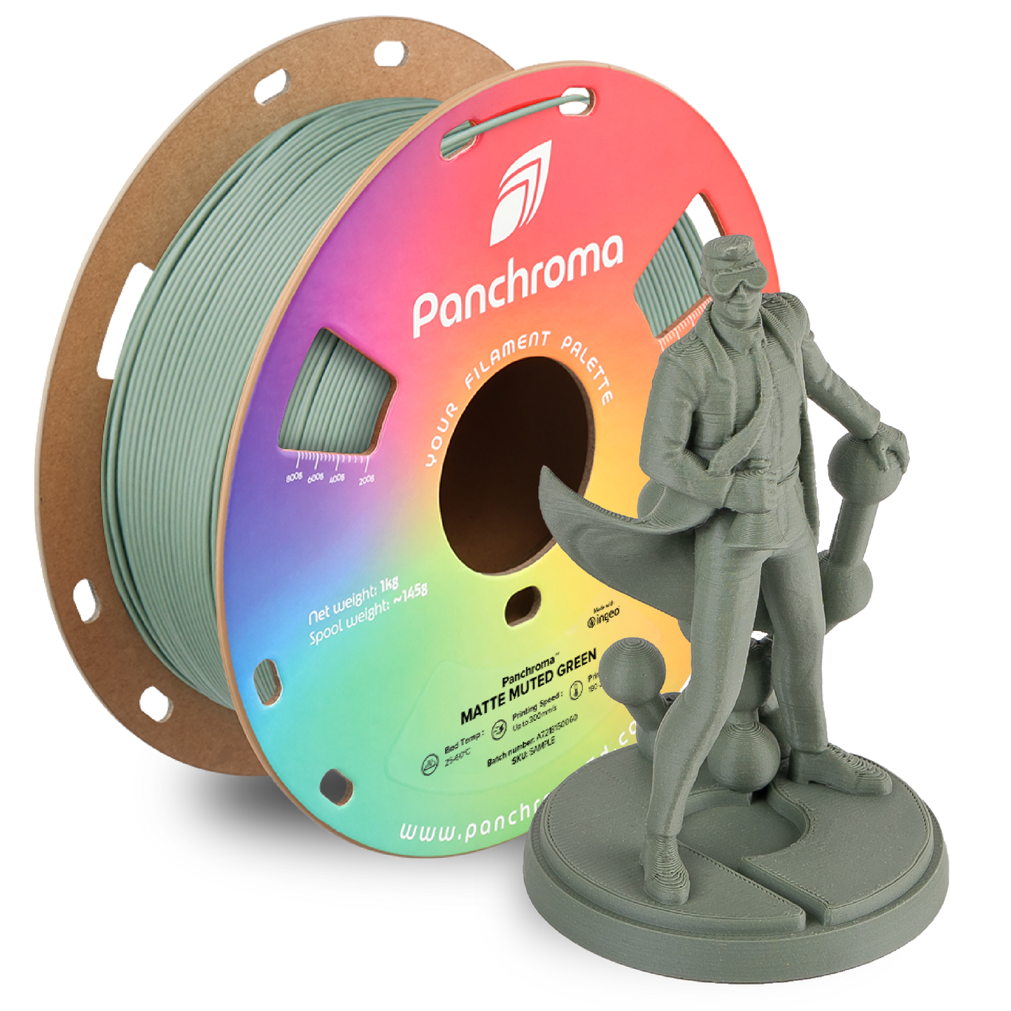 Polymaker Panchroma Matte PLA Filament 1kg 1,75 mm