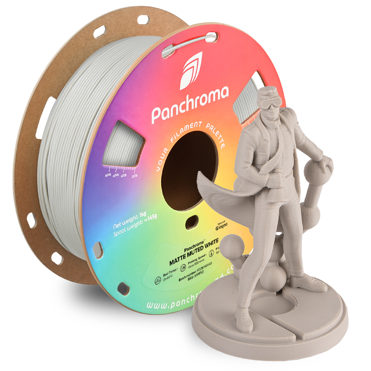 Polymaker Panchroma Matte PLA Filament 1kg 1,75 mm