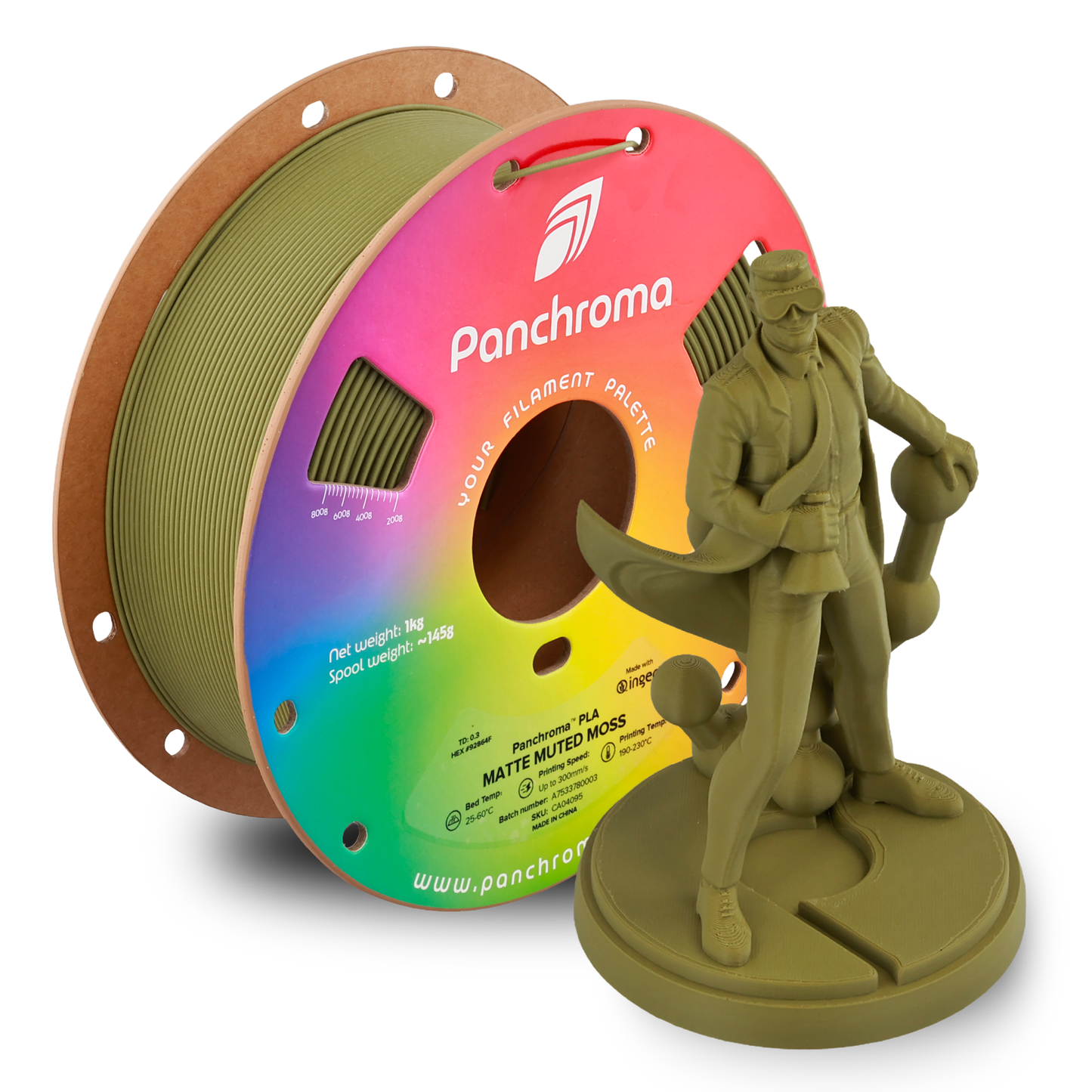 Polymaker Panchroma Matte PLA Filament 1kg 1,75 mm