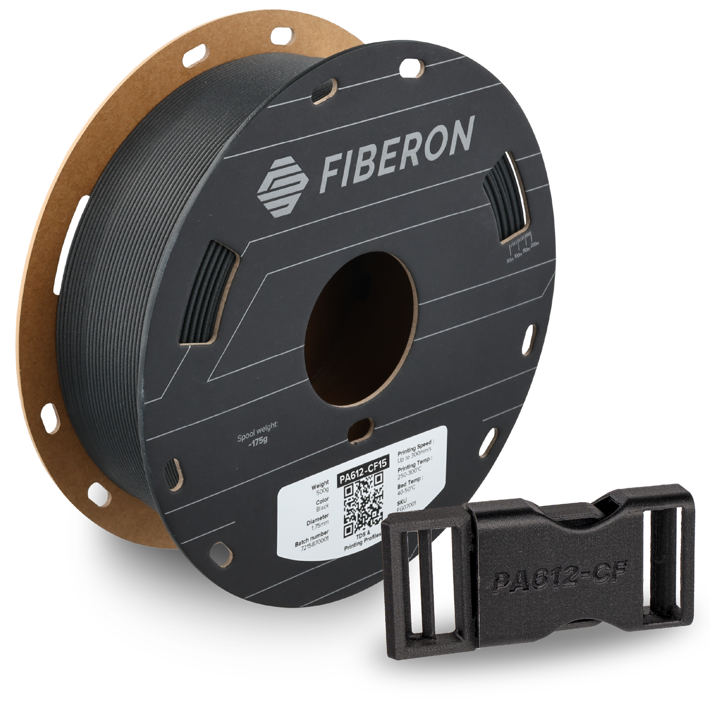 Polymaker Fiberon PA612-CF15 Filament 0,5kg 1,75 mm