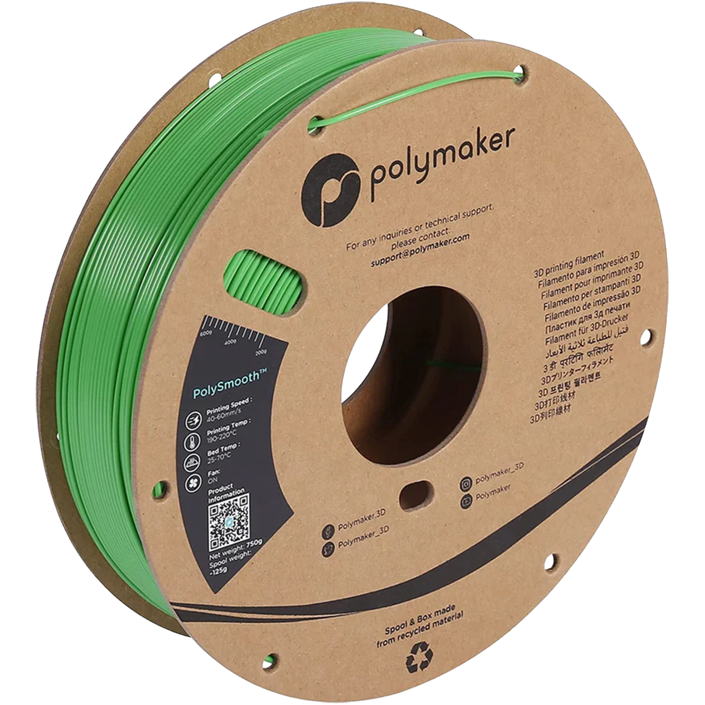 Polymaker PolySmooth PVB 0,75kg 1,75 mm