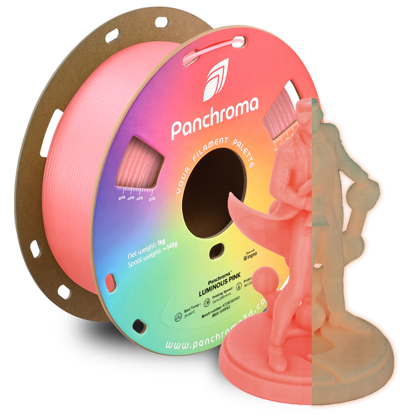 Polymaker Panchroma Luminous PLA Filament 1kg 1,75 mm