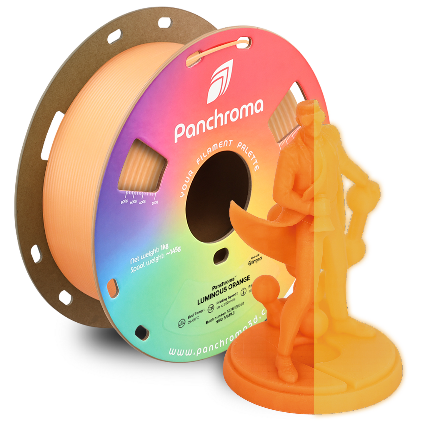 Polymaker Panchroma Luminous PLA Filament 1kg 1,75 mm