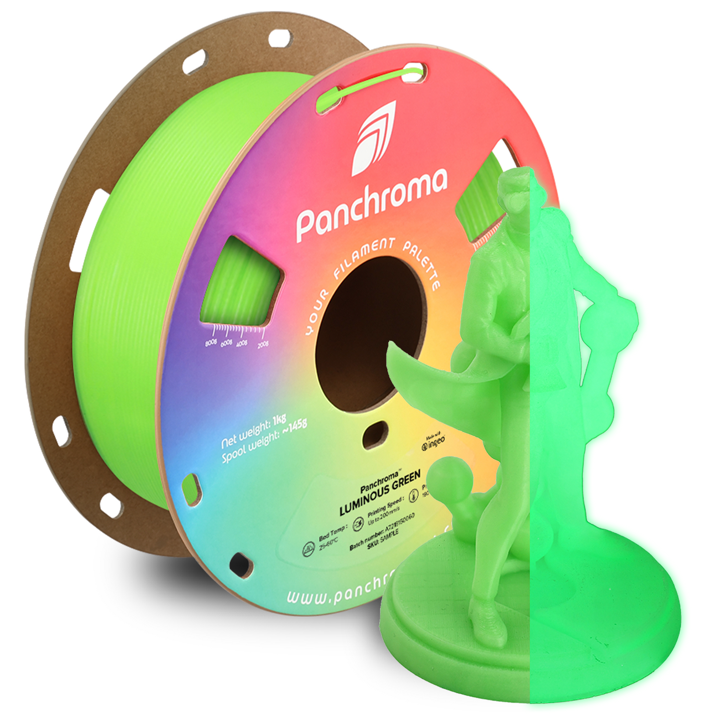 Polymaker Panchroma Luminous PLA Filament 1kg 1,75 mm