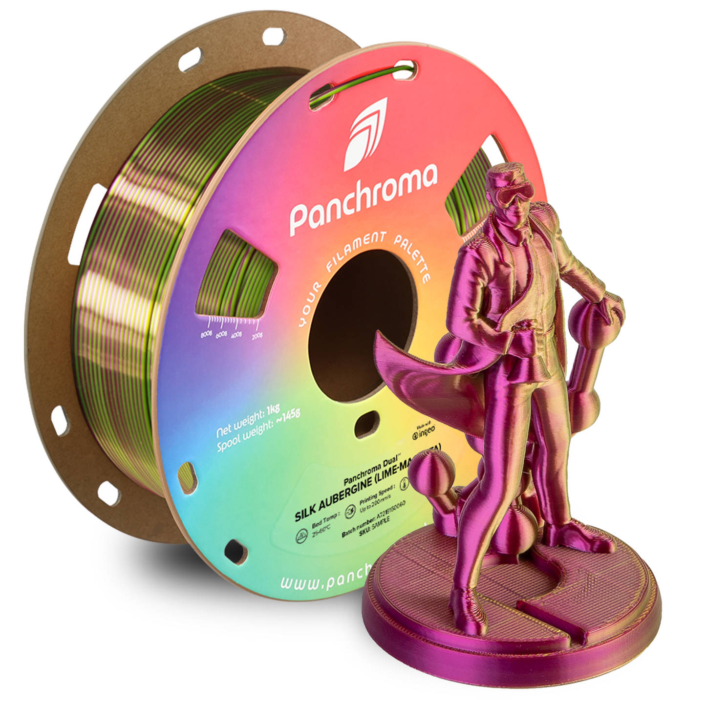 Polymaker Panchroma Dual Silk PLA Filament 1kg 1,75 mm