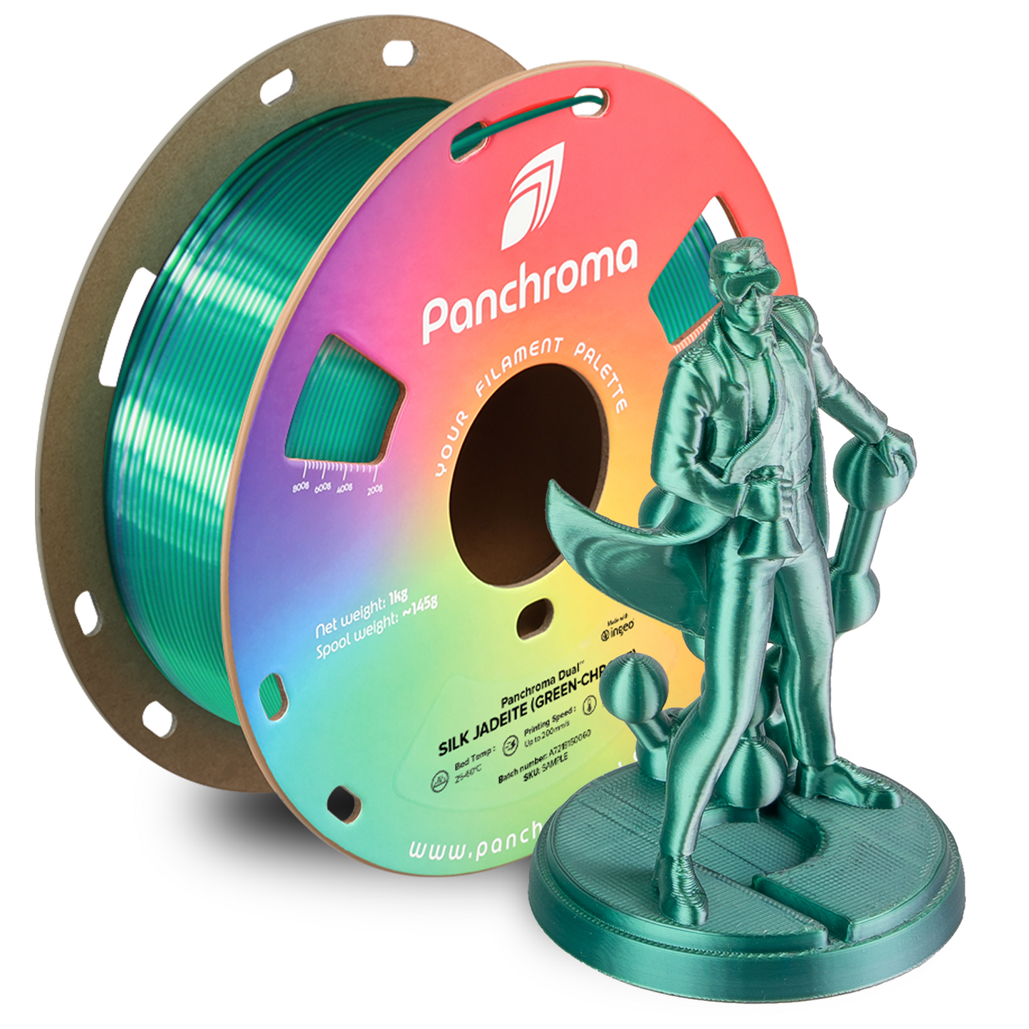 Polymaker Panchroma Dual Silk PLA Filament 1kg 1,75 mm