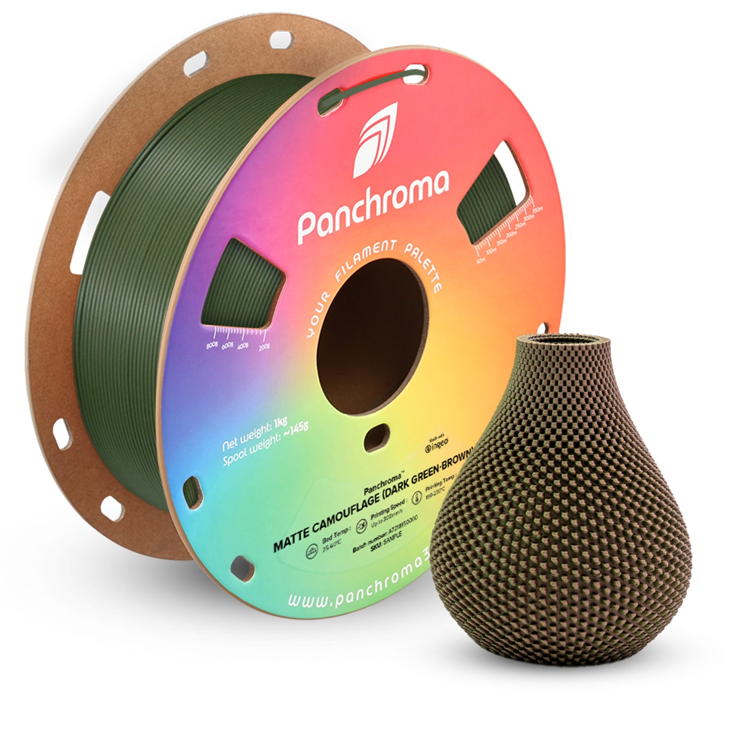 Polymaker Panchroma Dual Matte PLA Filament 1kg 1,75 mm