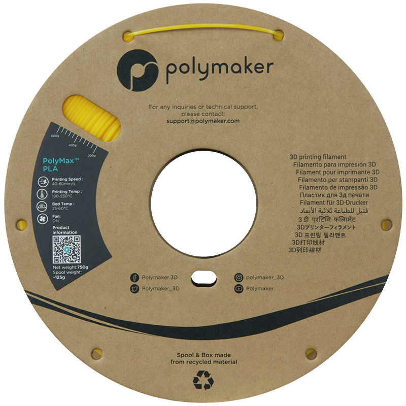 Polymaker PolyMax PLA 0,75kg 1,75 mm
