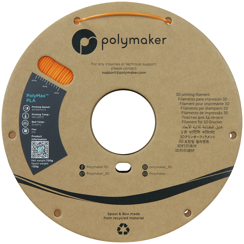 Polymaker PolyMax PLA 0,75kg 1,75 mm