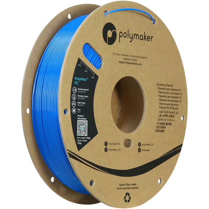 Polymaker PolyMax PC Filament 0,75kg 1,75 mm - MULTI-RABATT
