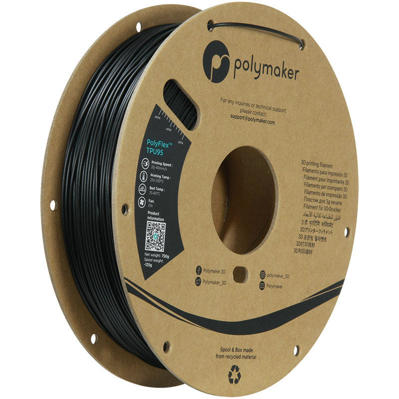 Polymaker PolyFlex TPU95 Filament 0,75kg 1,75 mm