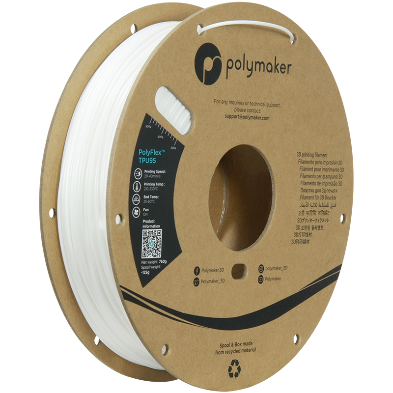Polymaker PolyFlex TPU95 Filament 0,75kg 1,75 mm