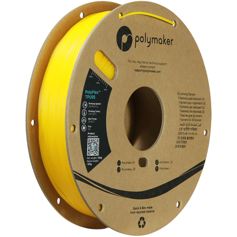 Polymaker PolyFlex TPU95 Filament 0,75kg 1,75 mm