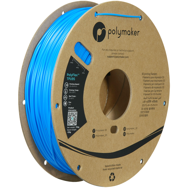 Polymaker PolyFlex TPU95 Filament 0,75kg 1,75 mm