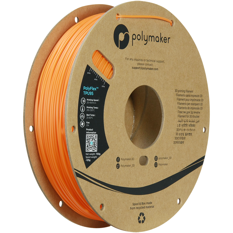 Polymaker PolyFlex TPU95 Filament 0,75kg 1,75 mm