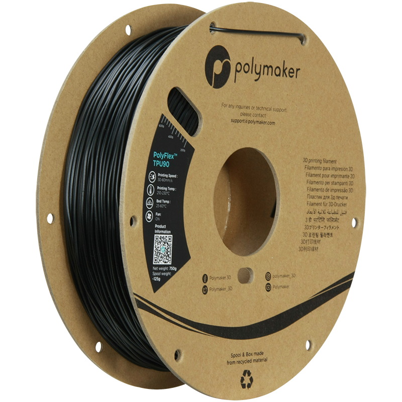 Polymaker PolyFlex TPU90 Filament 0,75kg 1,75 mm