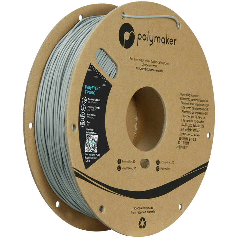 Polymaker PolyFlex TPU90 Filament 0,75kg 1,75 mm