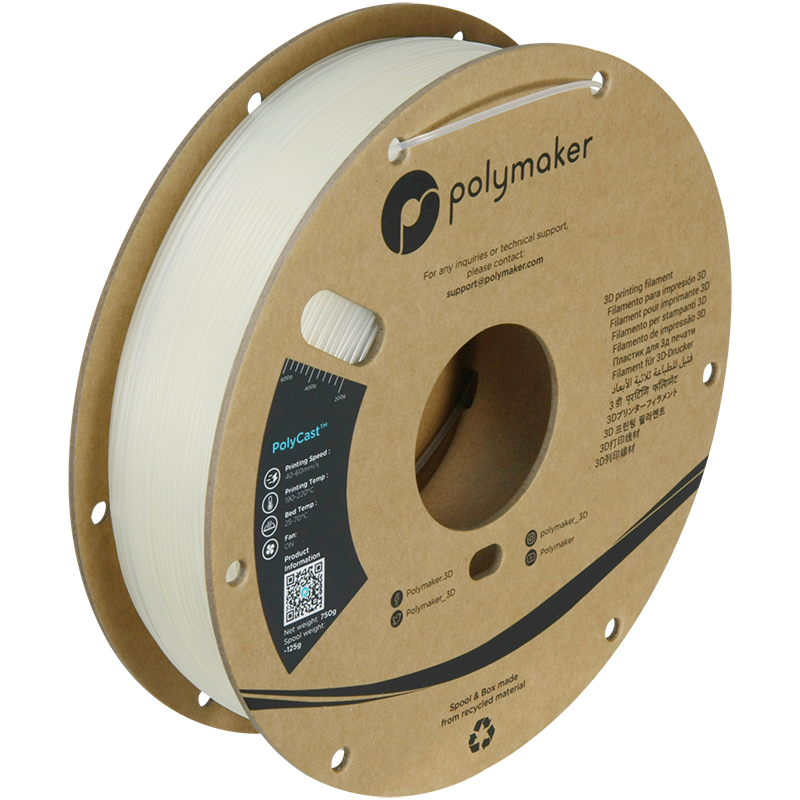 Polymaker PolyCast PVB Filament 0,75kg 1,75 mm