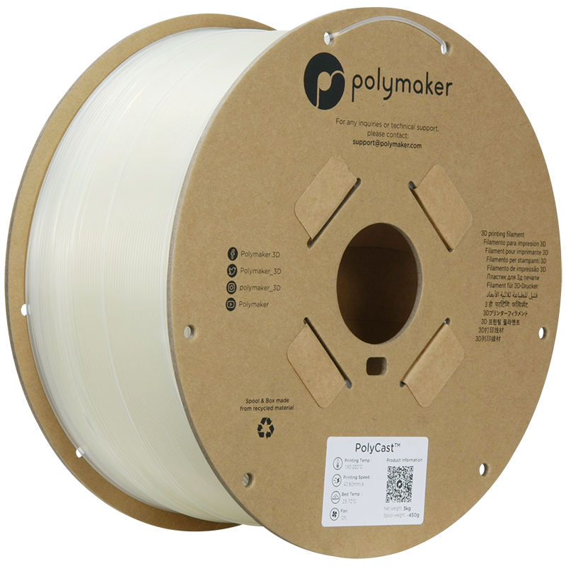 Polymaker PolyCast PVB Filament 0,75kg 1,75 mm