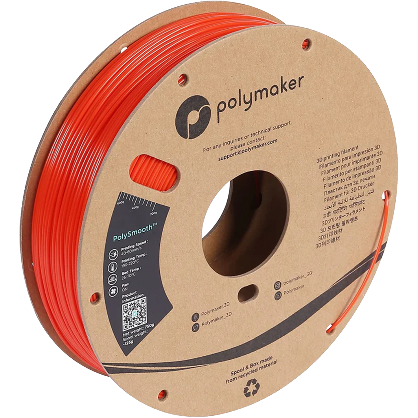 Polymaker PolySmooth PVB 0,75kg 1,75 mm