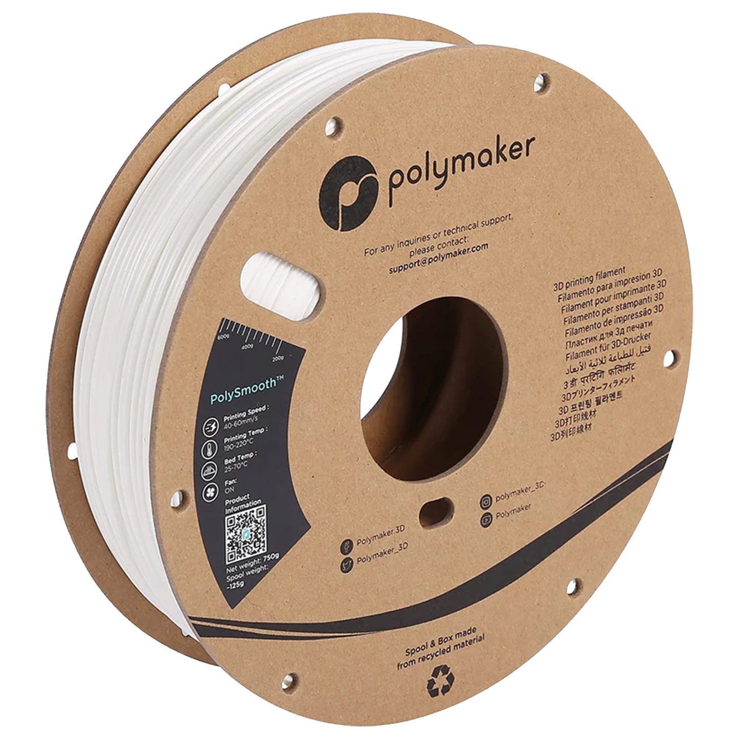 Polymaker PolySmooth PVB 0,75kg 1,75 mm