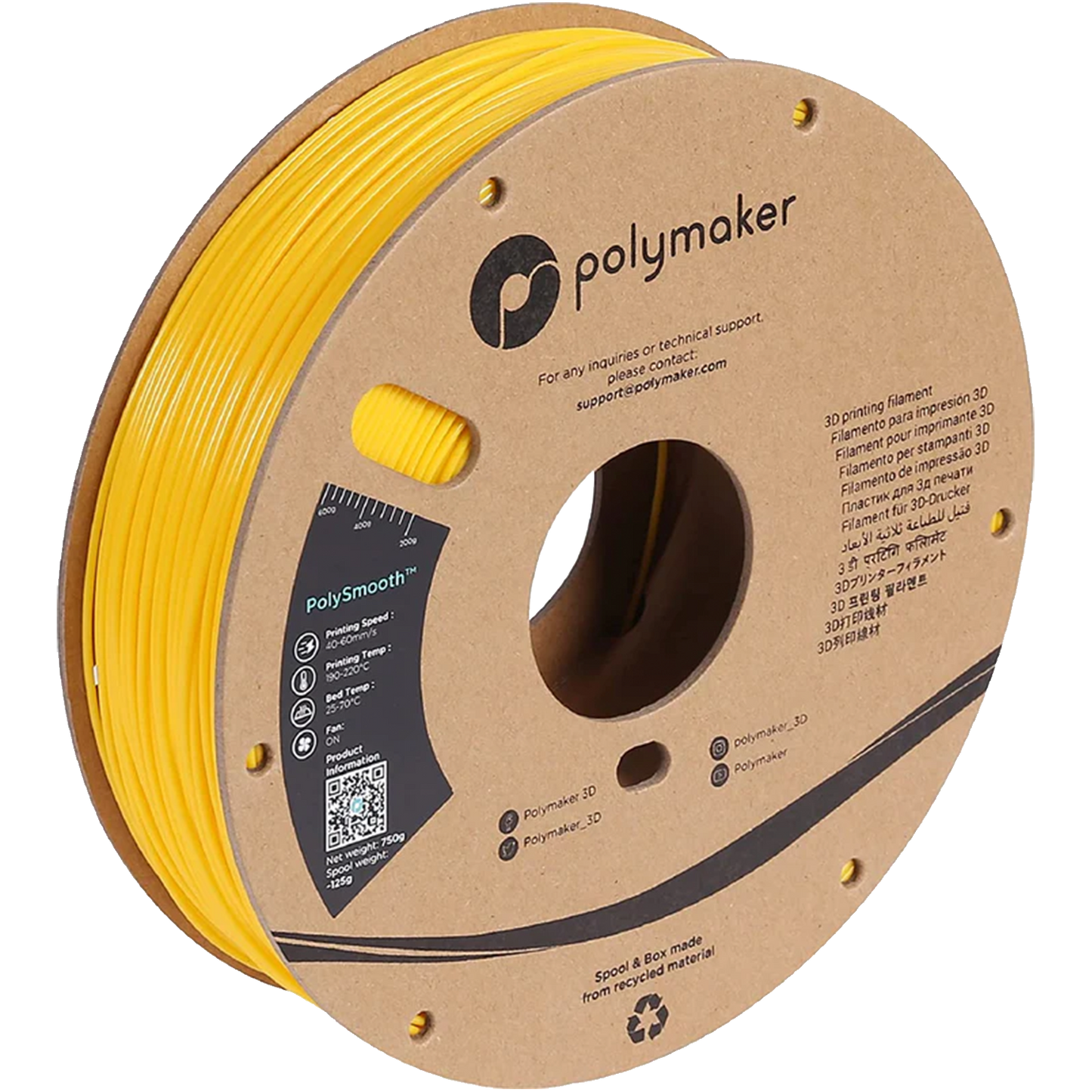 Polymaker PolySmooth PVB 0,75kg 1,75 mm